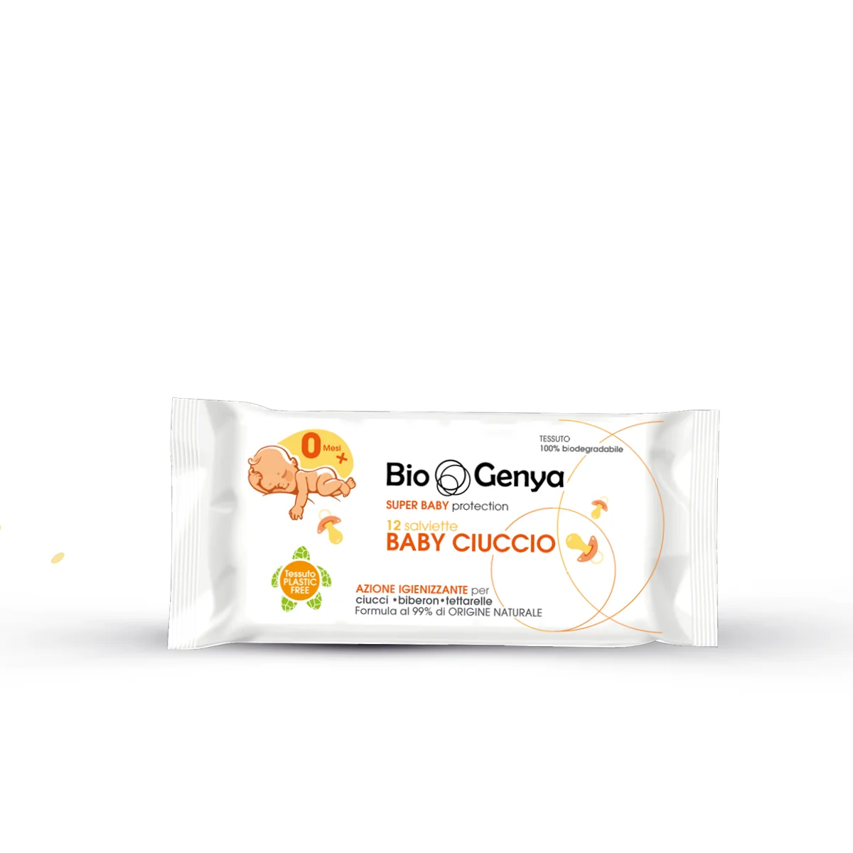 Biogenya Salviette Baby Ciuccio Igienizzante 12 Pezzi