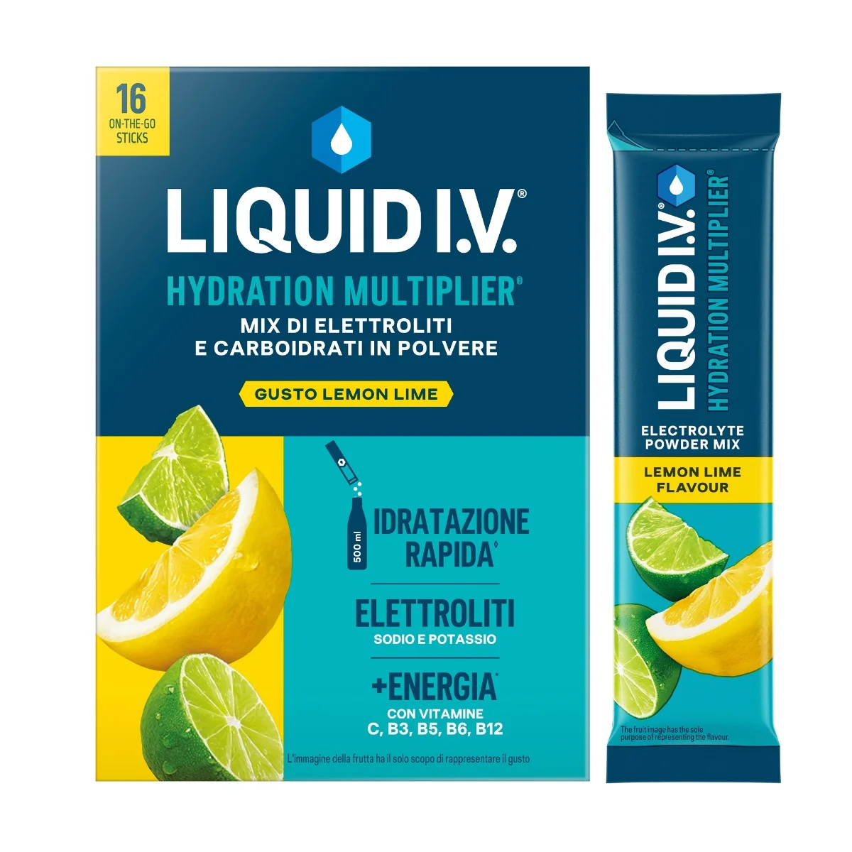 Liquid IV Hydration Lemon Lime 16 Stick