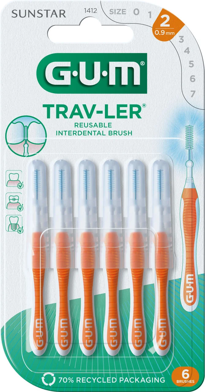Gum Trav-Ler 0,9 Scovolino Pro Scovolino Dentale misura 0,9