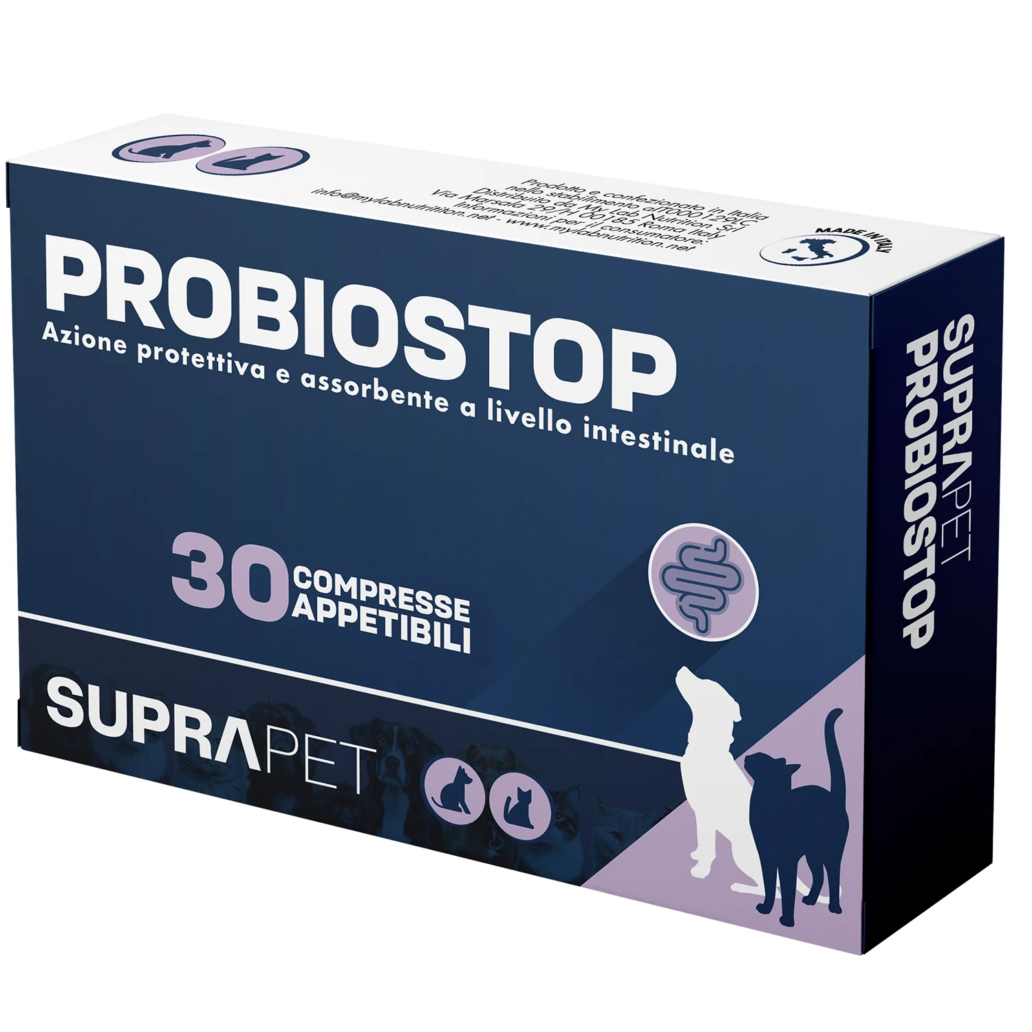 Suprapet Probiostop 30Cpr Azione Protettiva e Gastroprotettiva