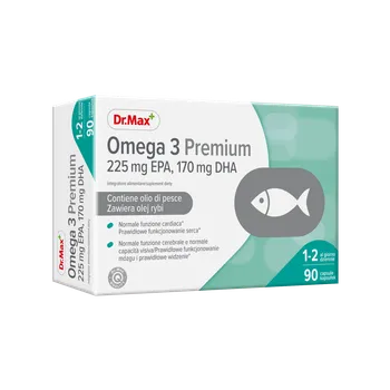 Dr.Max Omega 3 Premium 90 Capsule Funzionalità Cardiaca e Cerebrale