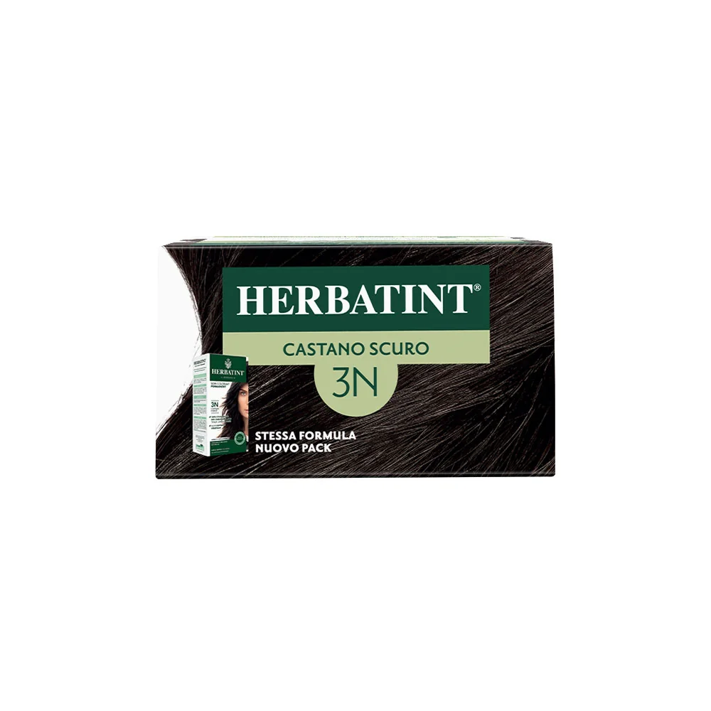 Herbatint Gel Colorante Permanente 3N Castano Scuro 170 Ml Colore Intenso e Duraturo