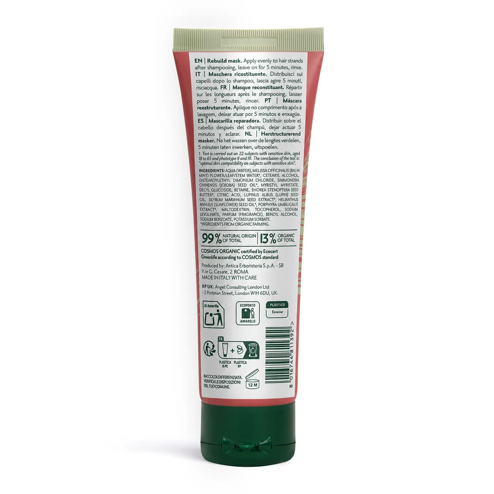 Herbatint Rebuild Mask 50 Ml Ripara Nutre e Ristruttura i Capelli