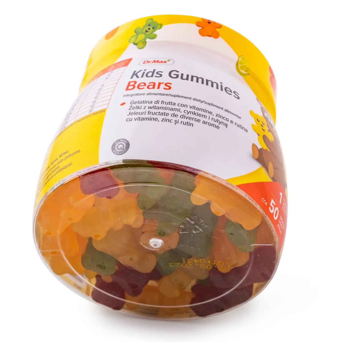 Dr.Max Kids Gummies Bears 50 Pezzi Caramelle Multivitaminiche per Bambini