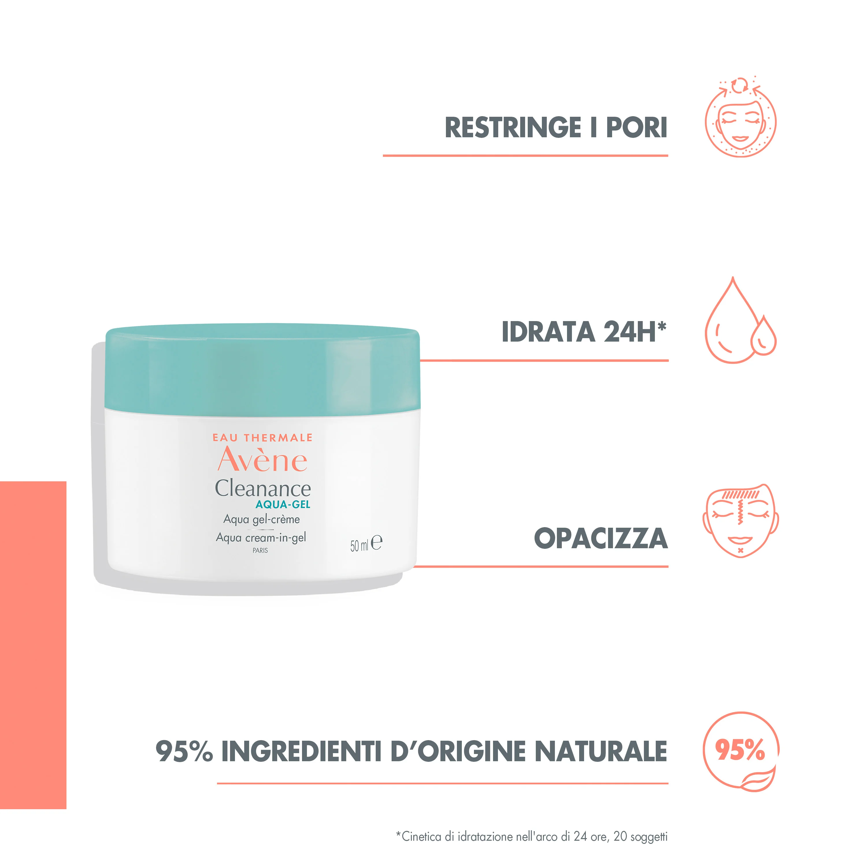 Avene Cleanance Acqua Gel 50 ml Pelle Sensibile