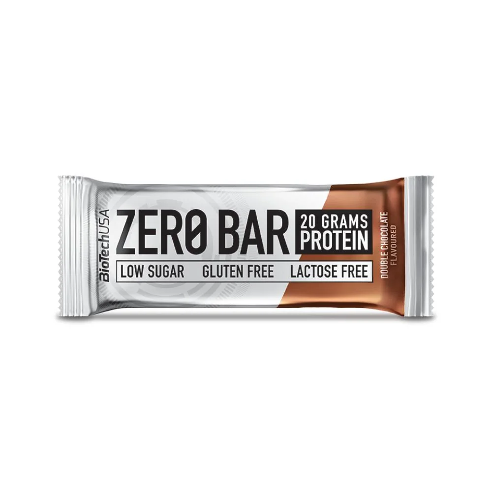 Biotechusa Zero Bar Doppio Cioccolato 50 g Barretta Proteica