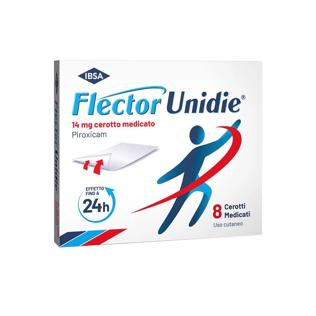 Flector Unidie 14 mg 8 Cerotti Medicati Antidolorifici
