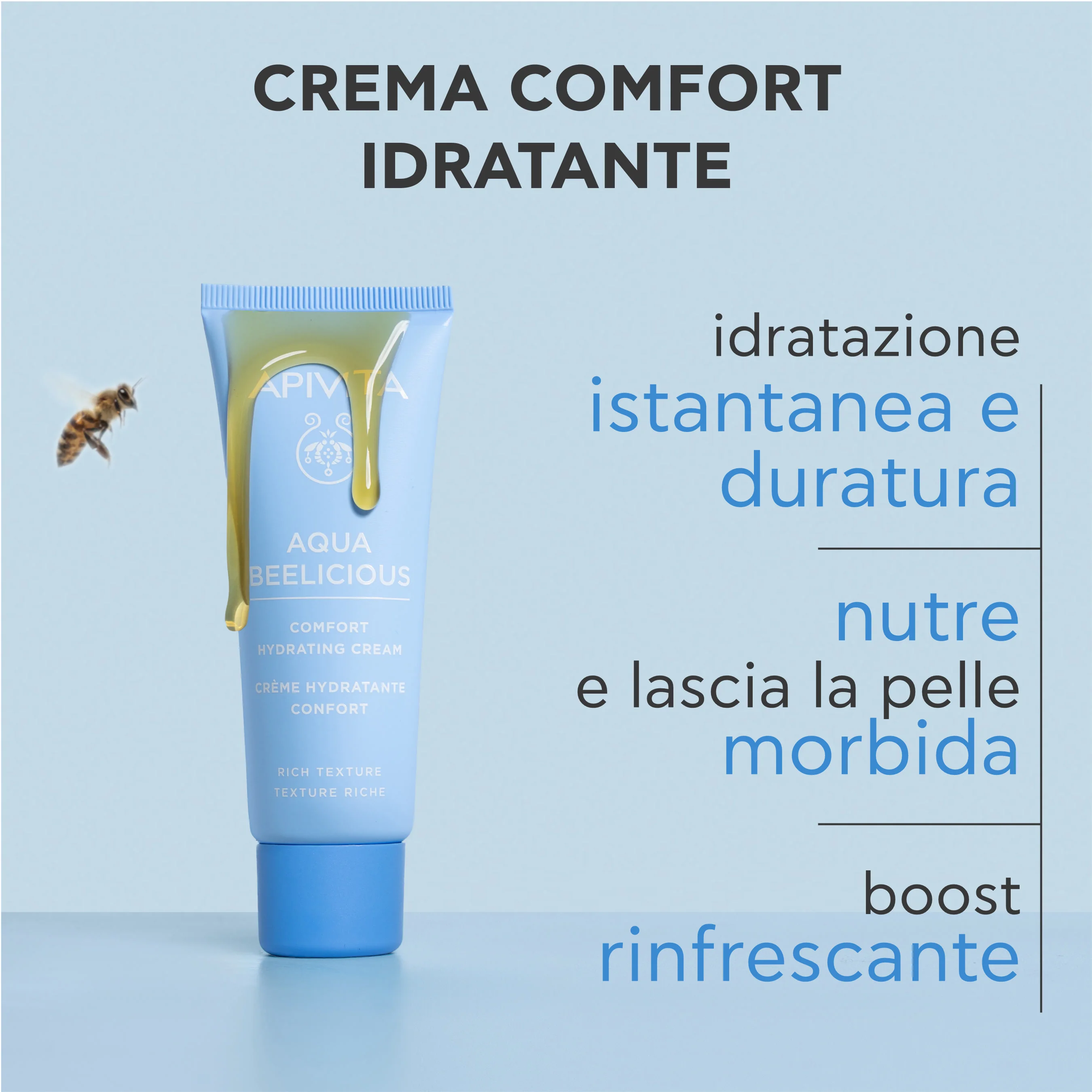 Apivita Aqua Beelicious Crema Comfort 40 ml Idratante