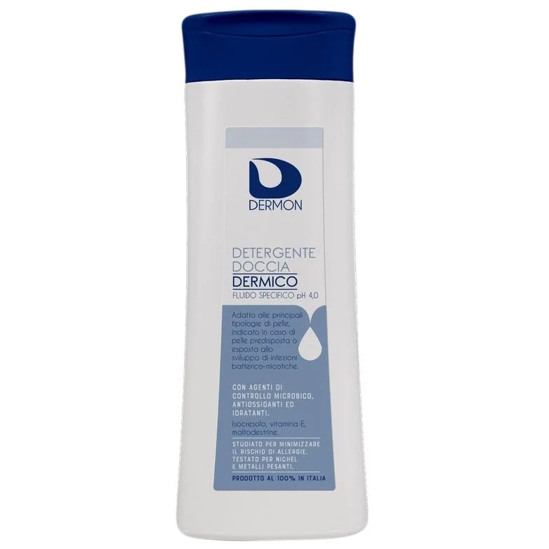 Dermon Detergente Doccia Dermico 250 ml per Infezioni Microbiche