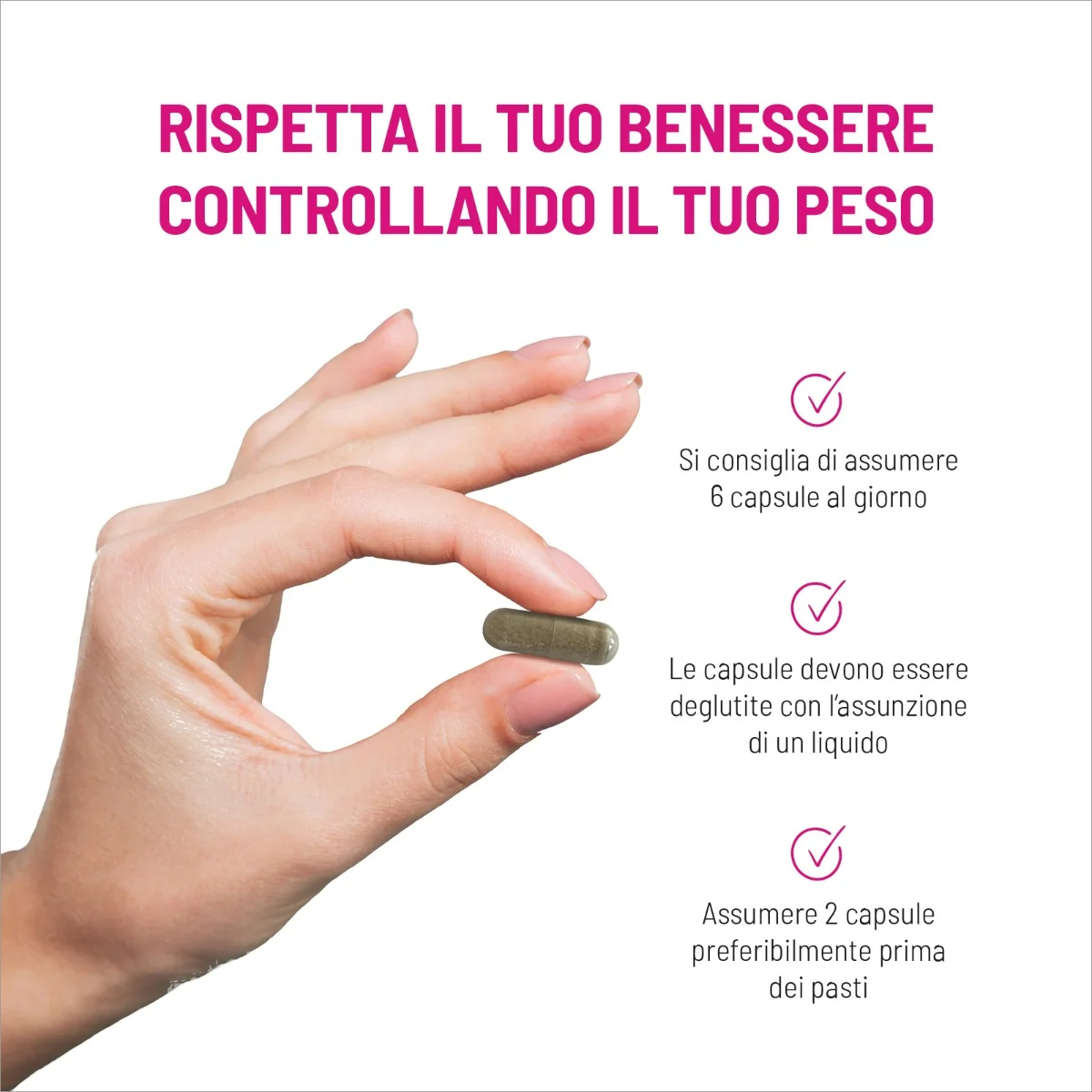 Equilibra Perdita di peso 60 capsule Integratore per il controllo del peso