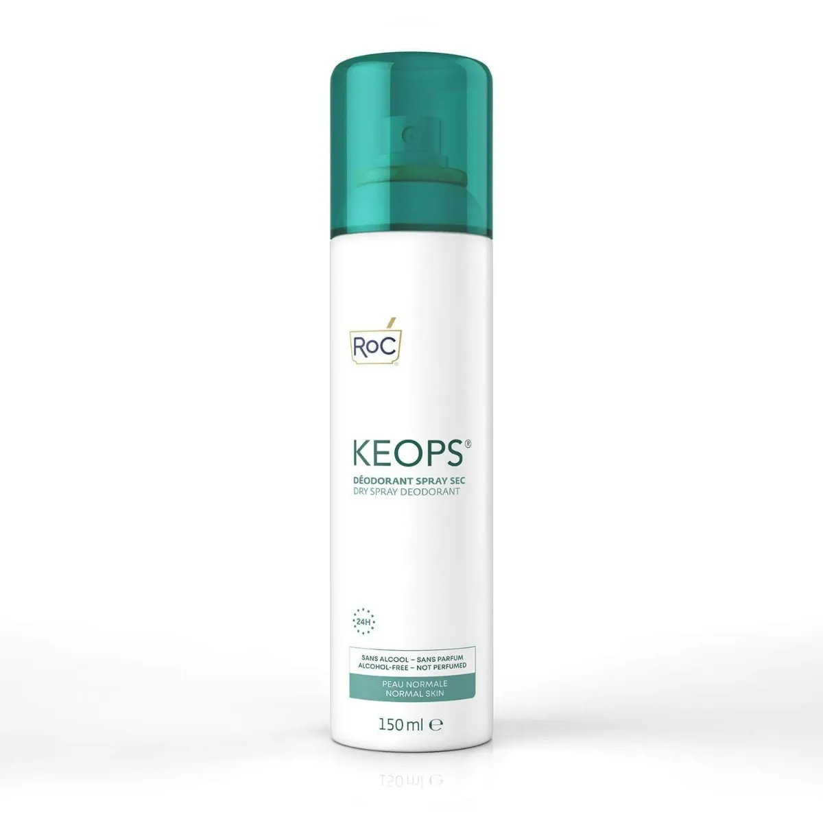 Roc Keops Deodorante Spray Secco 150 ml Antitraspirazione Senza Alcool