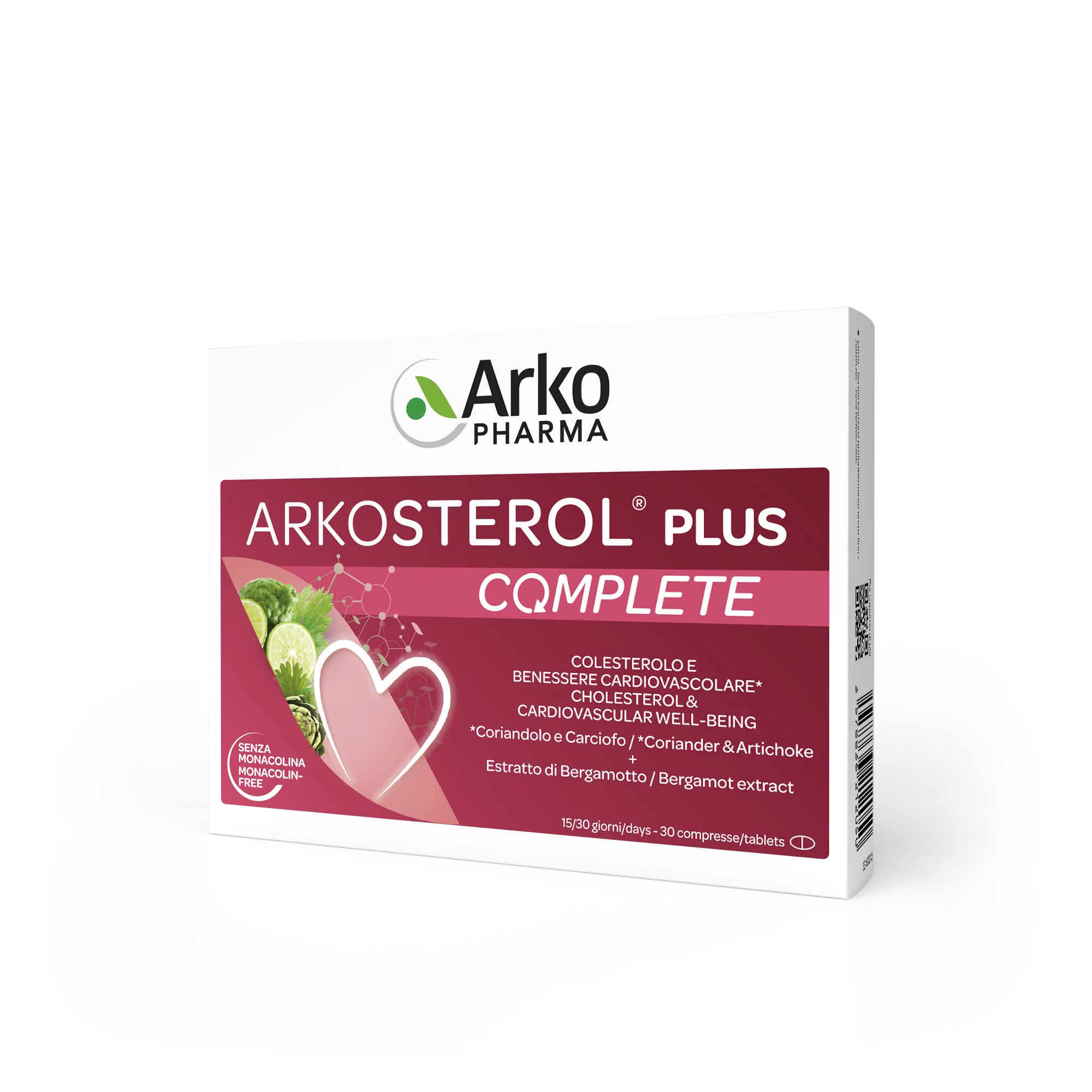 Arkosterol Plus Complete 30 Compresse Benessere Cardiovascolare