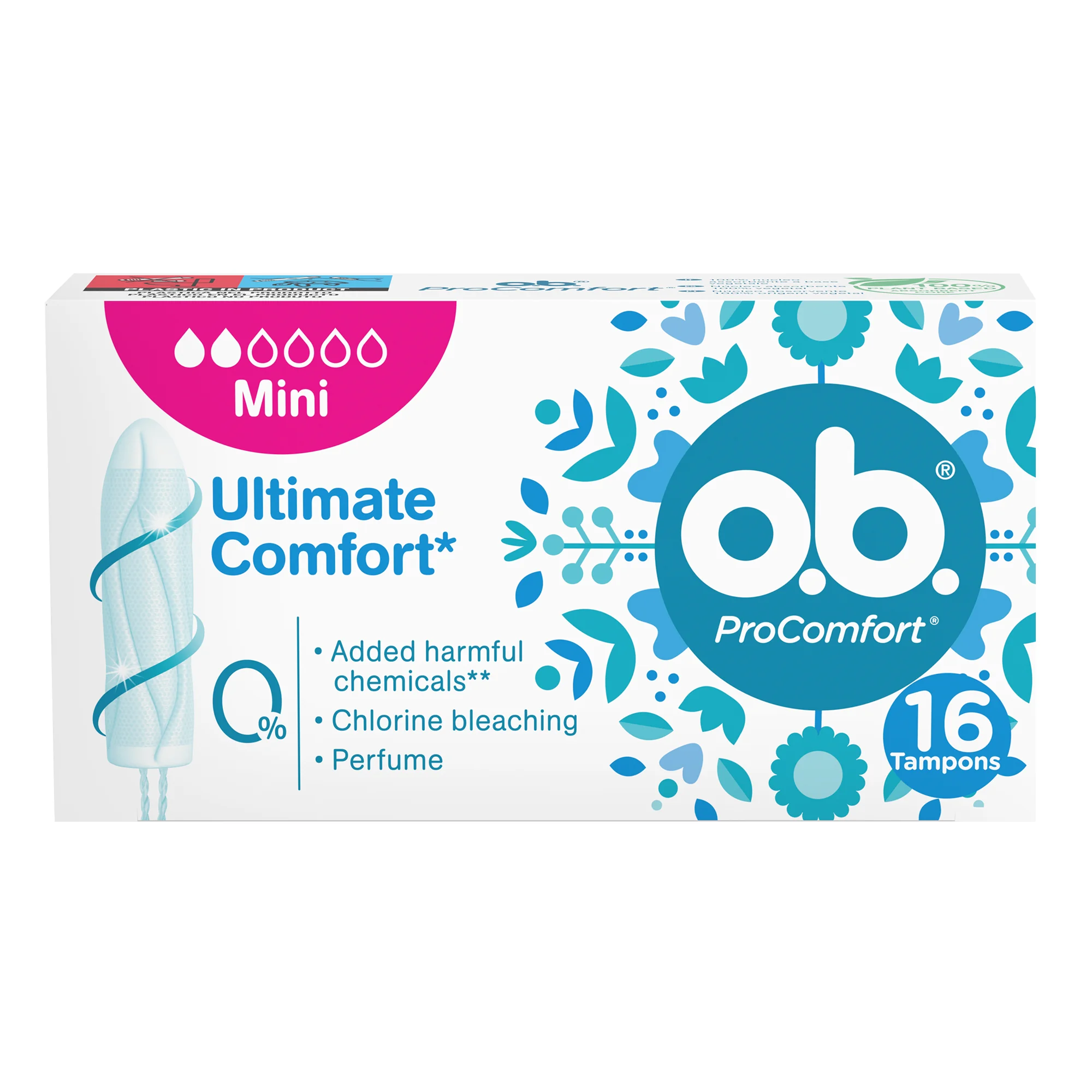 O.B. ProComfort Mini 16 Assorbenti Interni Facii da Indossare