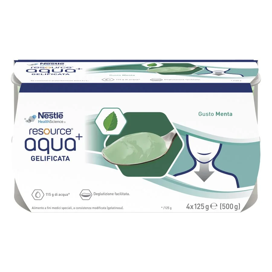 Resource Aqua Gelificata Menta 4x125 g