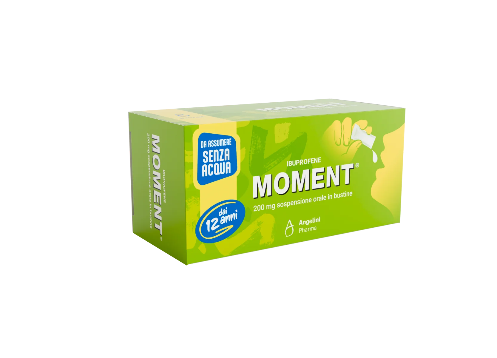 Moment Liquido 200 mg 8 Bustine Da Assumere Senz'Acqua