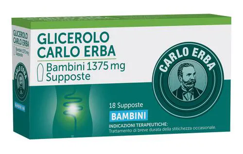 CARLO ERBA GLICEROLO BAMBINI 18 SUPPOSTE