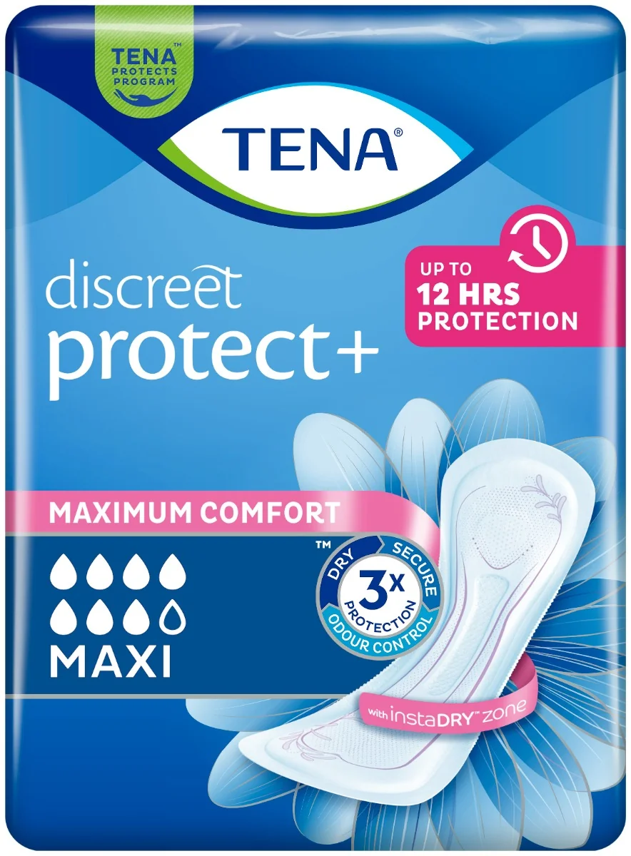 Tena Discreet Maxi 12 Pezzi Per Incontinenza Pesante
