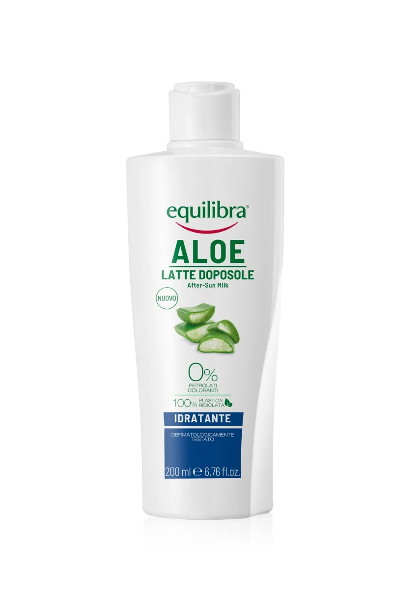 Equilibra Aloe Latte Doposole 200 ml Idratante e Lenitivo