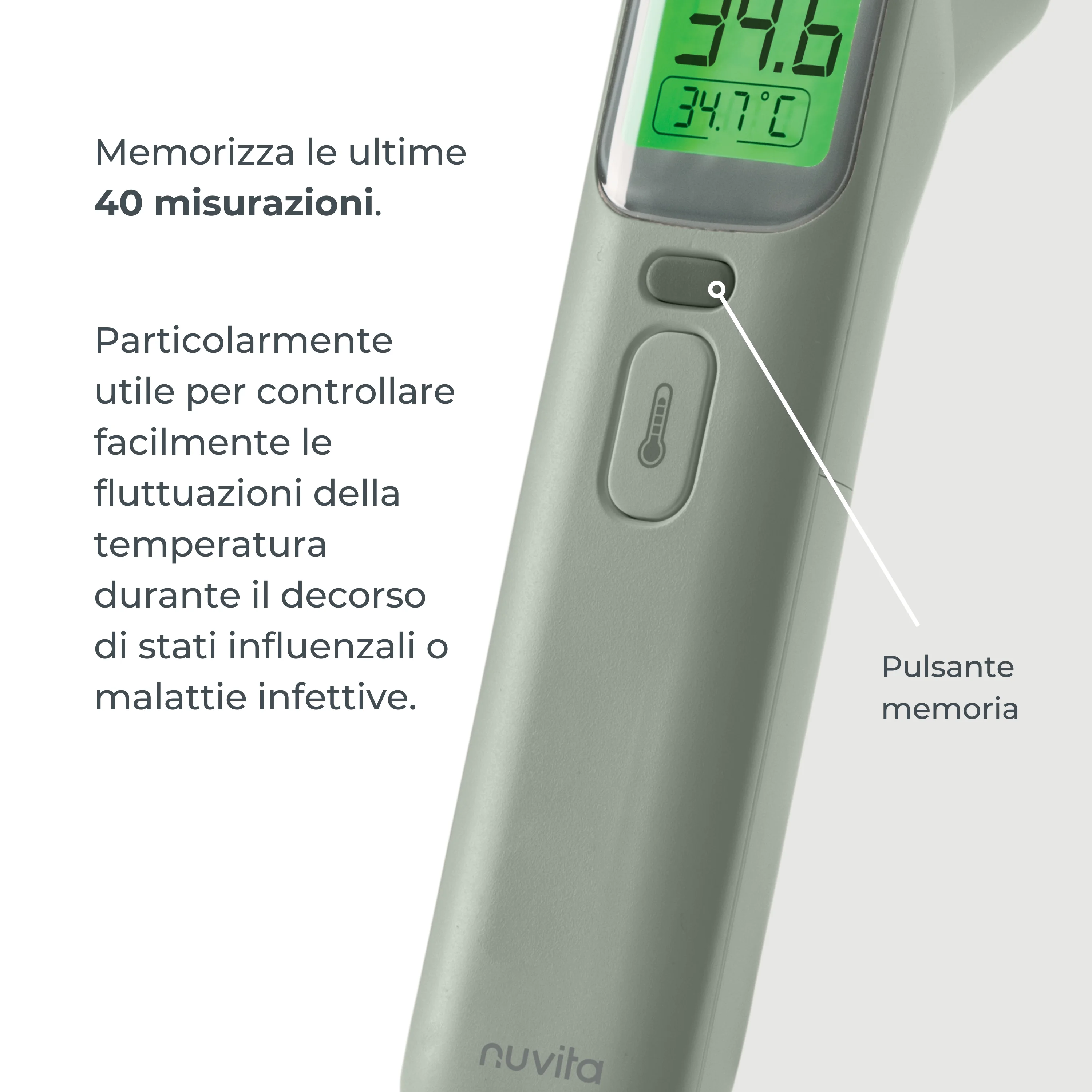 Termometro Digitale Frontale E Auricolare