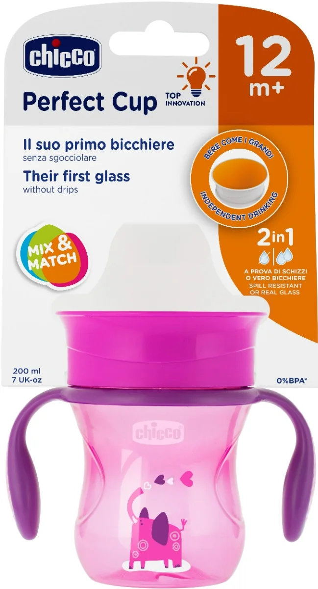 Chicco Perfect Cup 12M+ Rosa Rosa