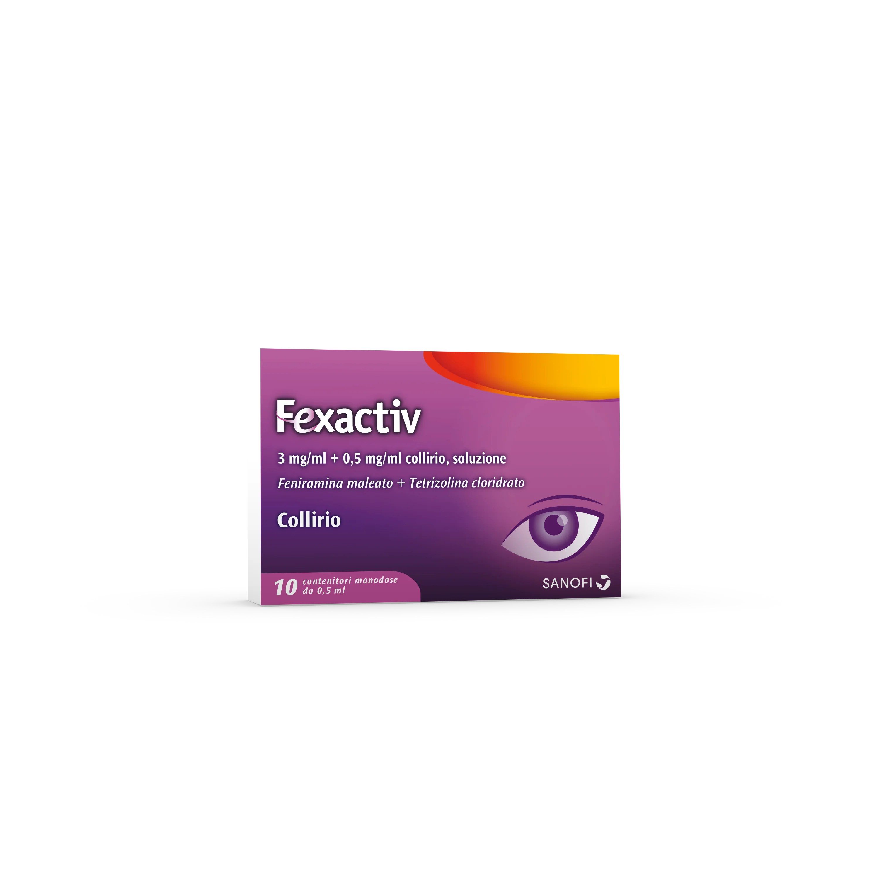 Fexactiv Collirio 0,3%+0,05% 10 Flaconcini Antistaminico