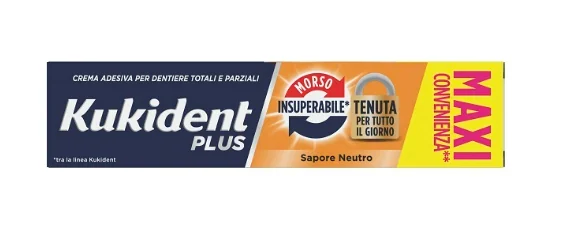 Kukident Plus Morso Insuperab Cibi Duri