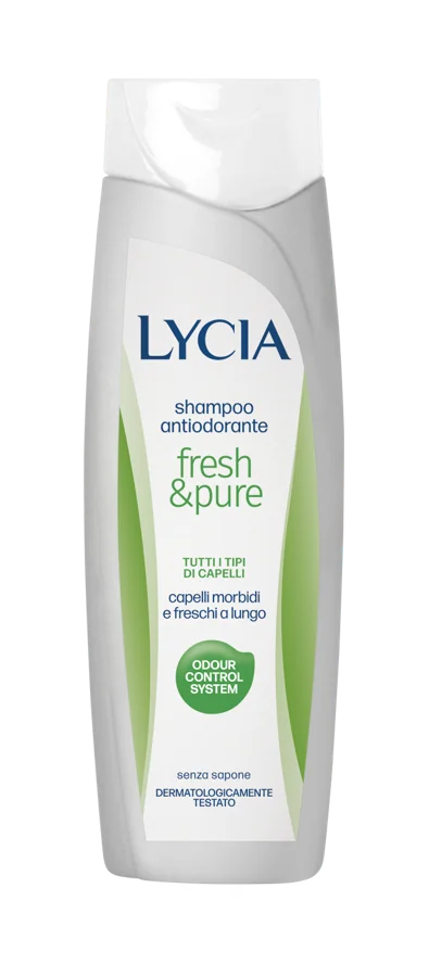 Lycia Shampoo Antiodorante 300 ml Capelli Morbidi e Freschi