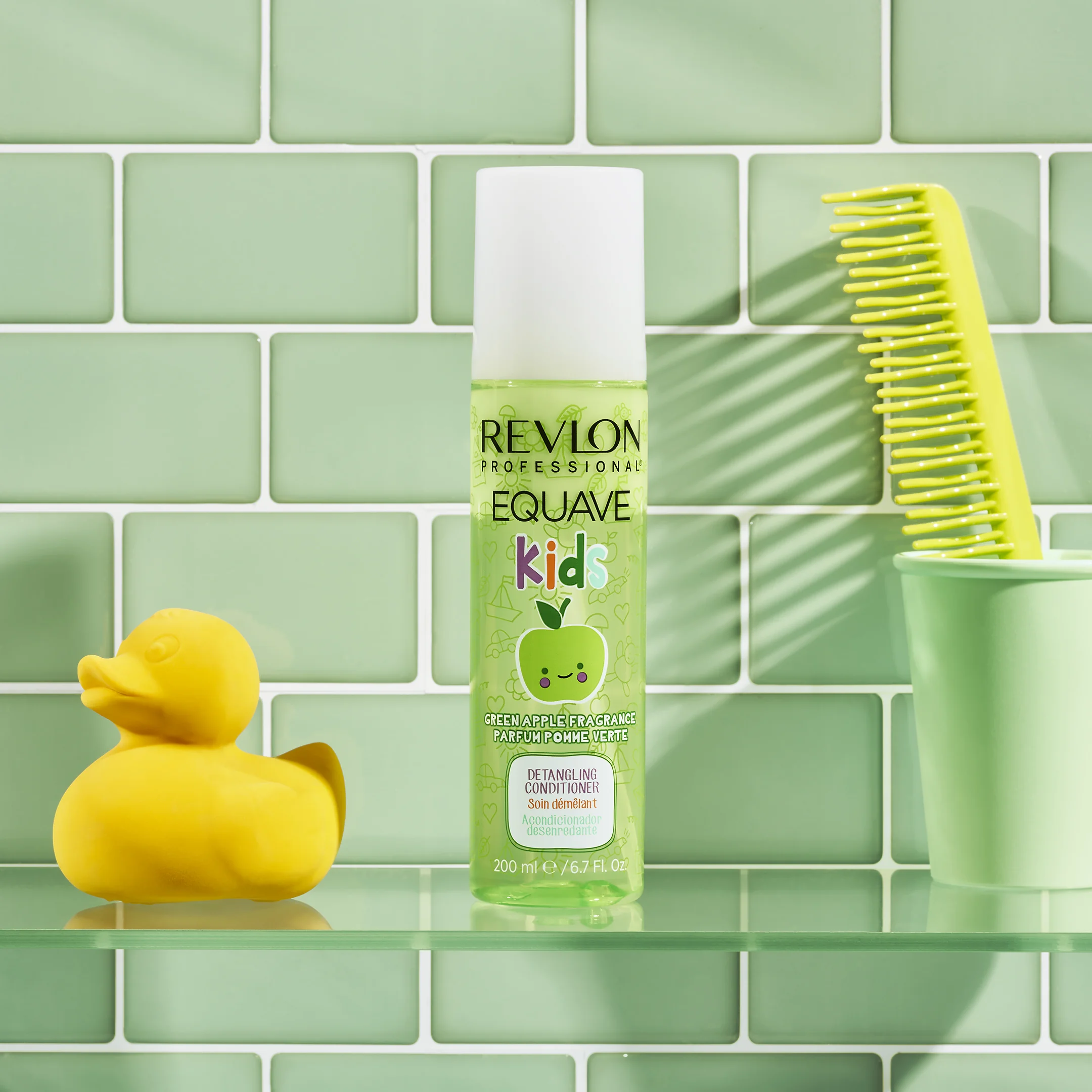 Revlon Equave Kids Green Apple Conditioner 200 ml Districante senza risciacquo bambini