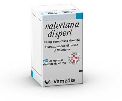Valeriana Dispert 45 mg 60 Compresse Ansia e Insonnia