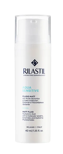 Rilastil Aqua Sensitive Fluido Matt 40 ml Emulsione idratante