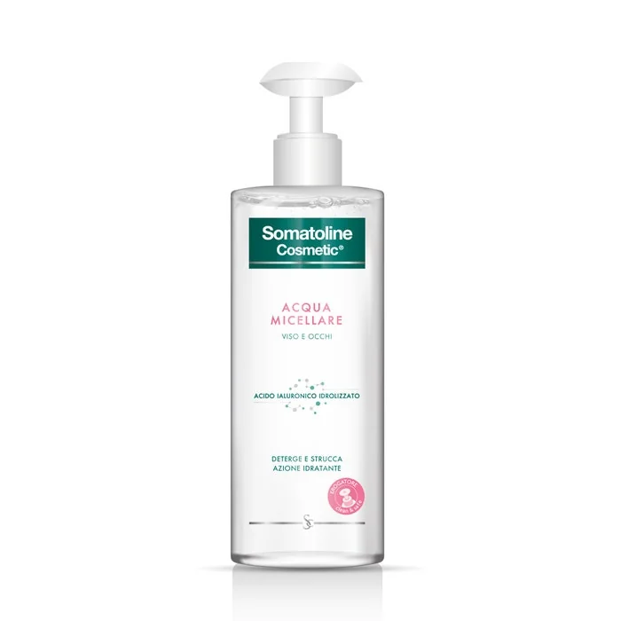 Somatoline Cosmetic Acqua Micellare Occhi e Viso 400 ml Detergente Viso per Pelle Mista