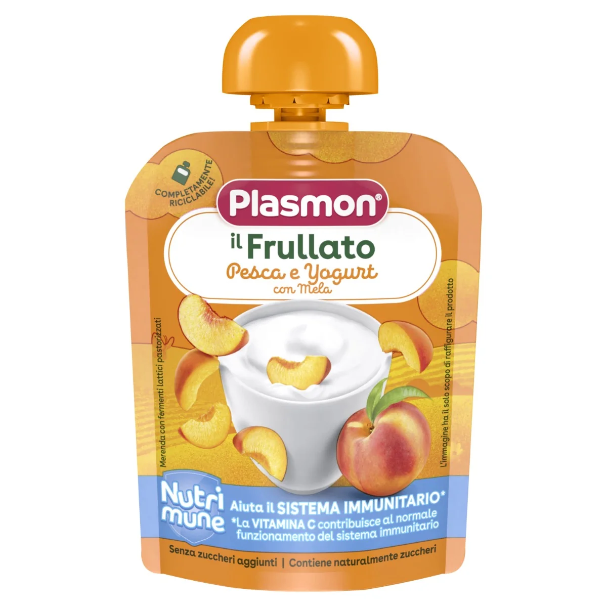 Frullati Nutrimune - Pesca Yogurt 85 g Dal 6° mese