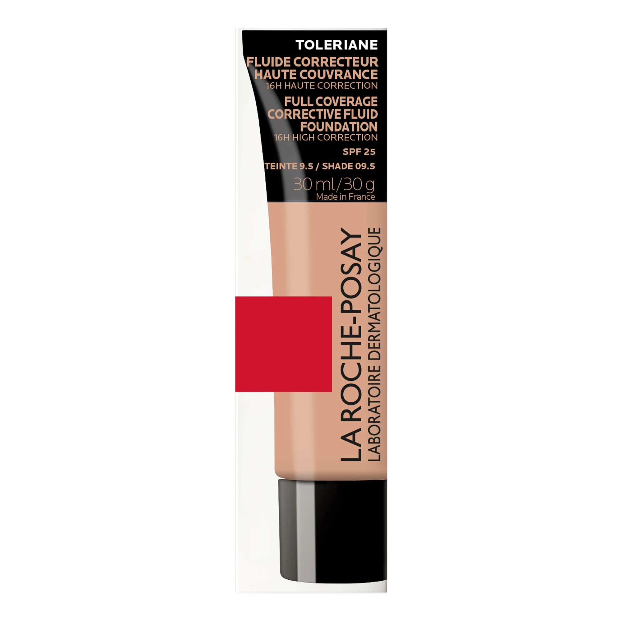 La Roche Posay Toleriane Fondotinta Fluido 9.5, 30 Ml Correttore alta coprenza
