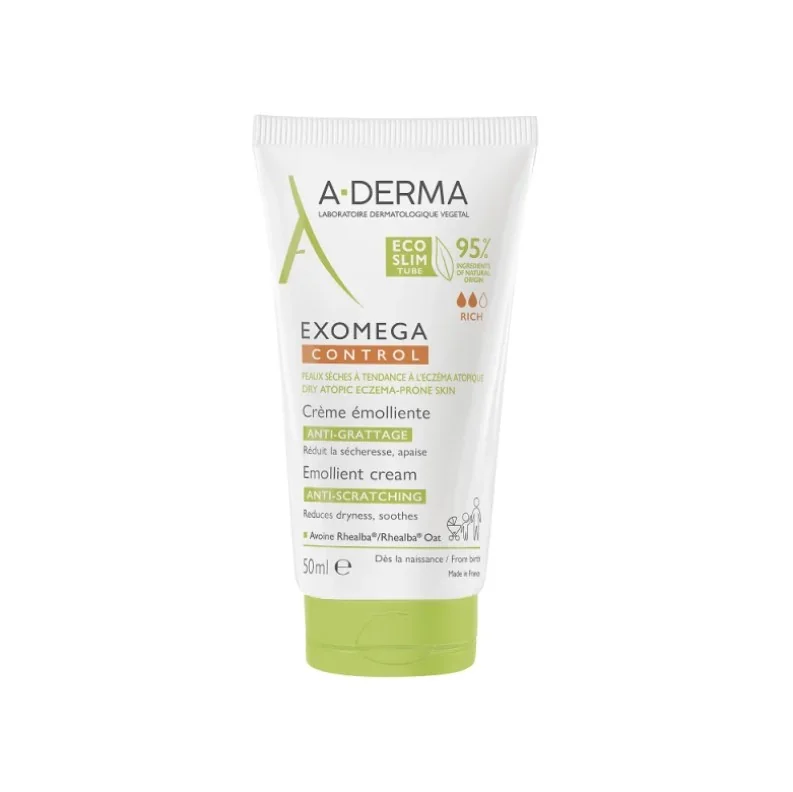 Aderma Exomega Control Crema Emolliente 50 ml Anti-Prurito