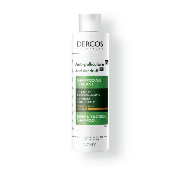 Vichy Dercos Technique 200 ml Shampoo Antiforfora per Capelli Secchi Shampoo Trattante Capelli Secchi