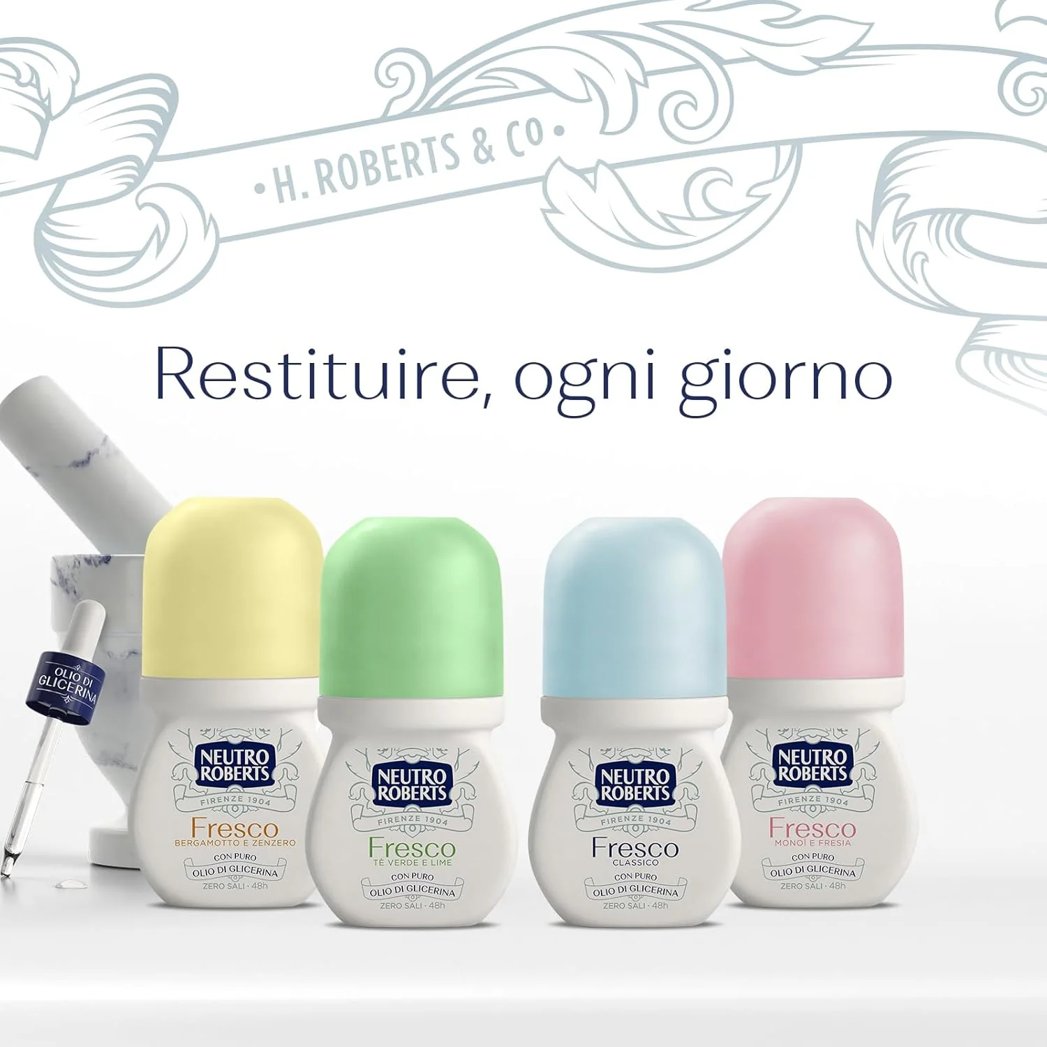 Neutro Roberts Deo Roll On Fresco Blu 50 Ml