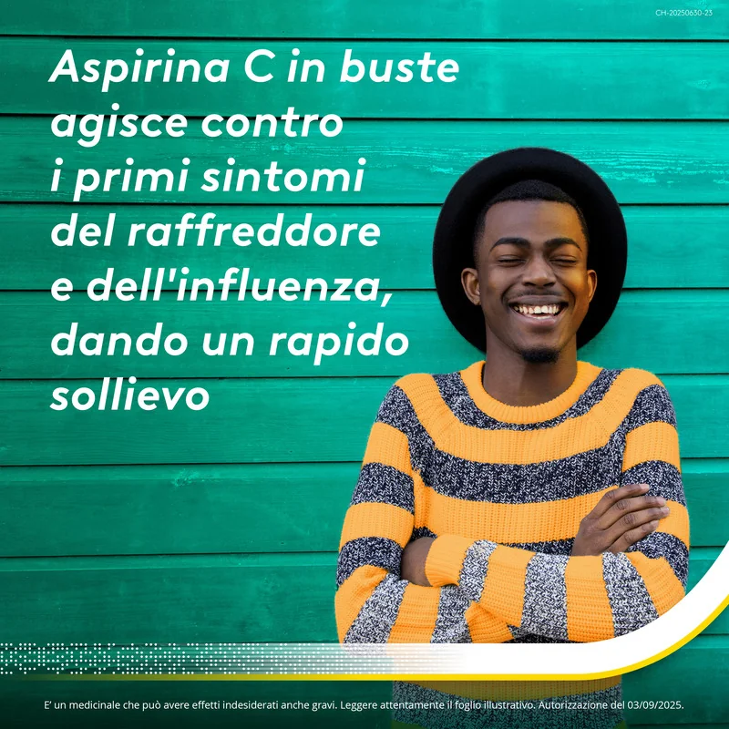 Aspirina C 10 Bustine Raffreddore Febbre e Influenza