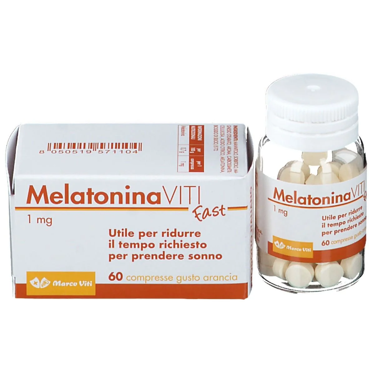 Marco Viti Melatonina Viti Fast 1 mg 60 Compresse Integratore di Melatonina