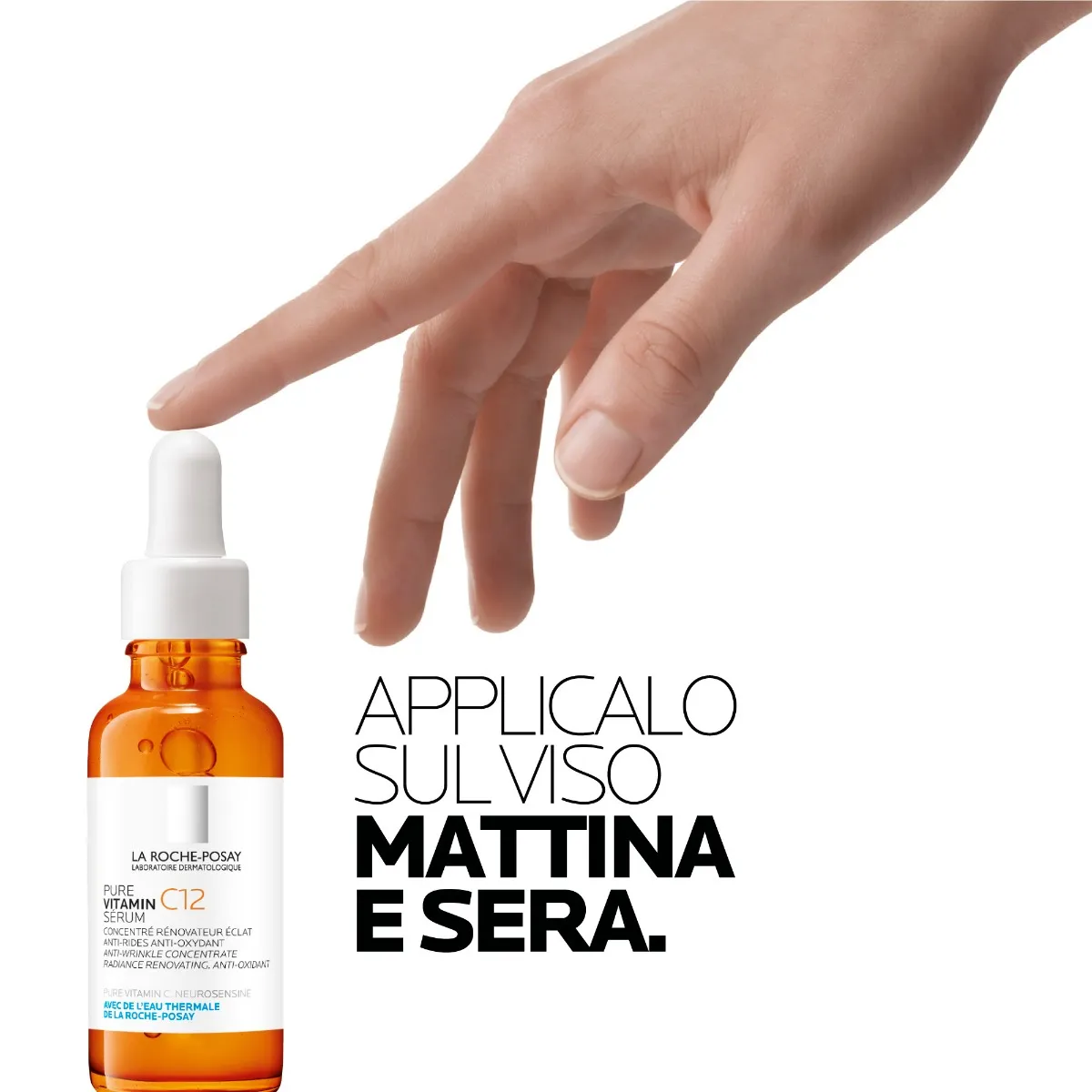 La Roche Posay Pure Vitamin C12 Siero 30Ml Antirughe, Antiossidante e Illuminante