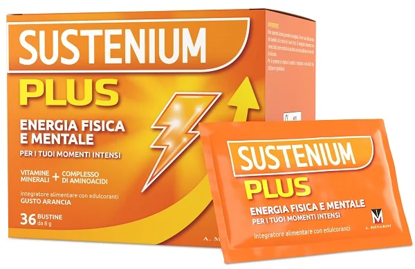 Sustenium Plus Gusto Arancia 36 Bustine 8 G