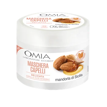 Omia Maschera Capelli Mandorla 250 ml Idrata, Protegge e Rinforza