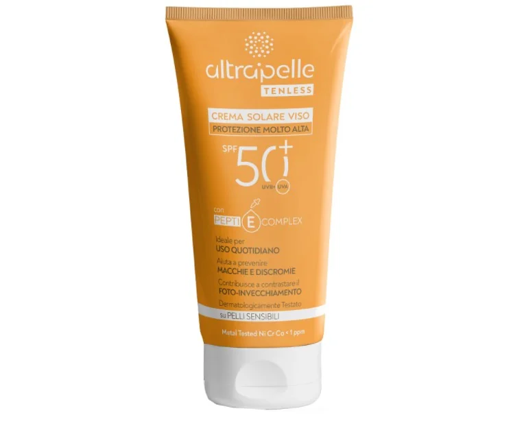Altrapelle Tenless Crema Solare Viso SPF50+ 50 ml Protezione Solare