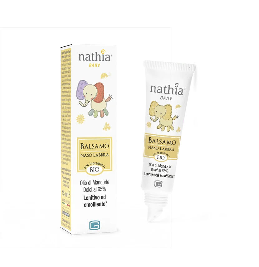 Nathia Balsamo Naso Labbra 15 ml Lenitivo ed emolliente