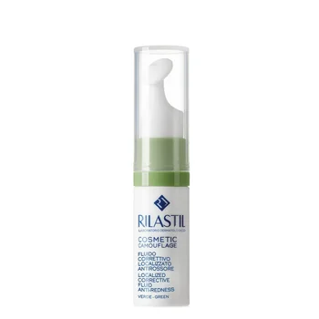 Rilastil Cosmetic Camouflage Correttore Fluido Verde Antirossore 5 ml Rossore