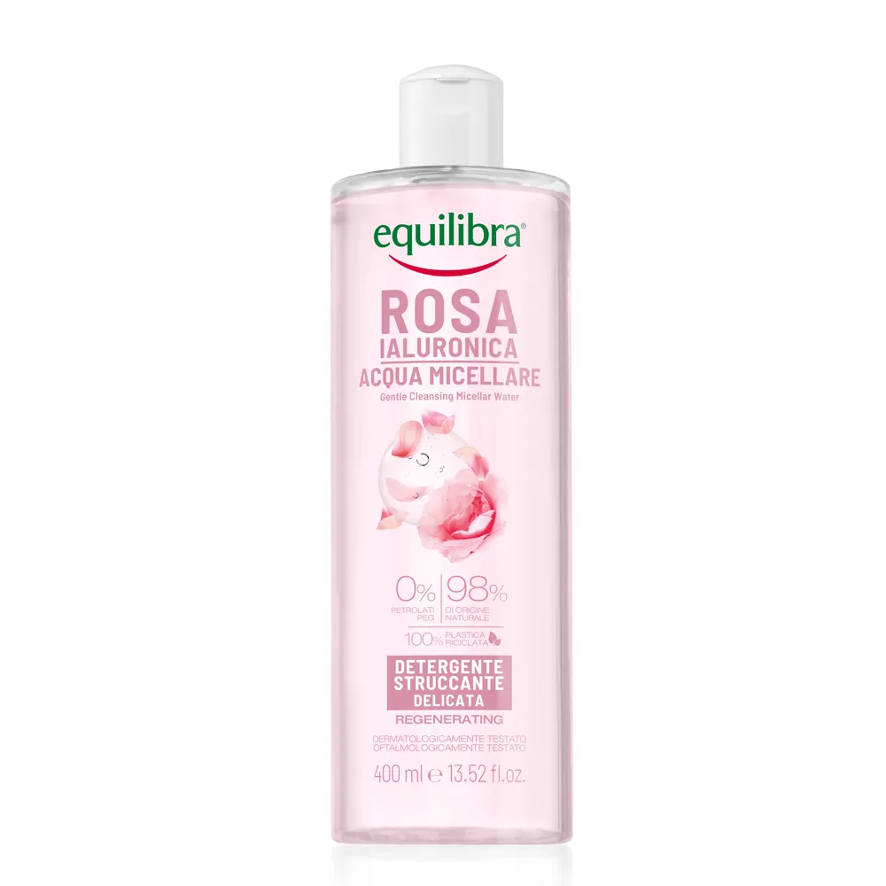 Equilibra Rosa Acqua Micellare 400 Ml Detergente e Struccante