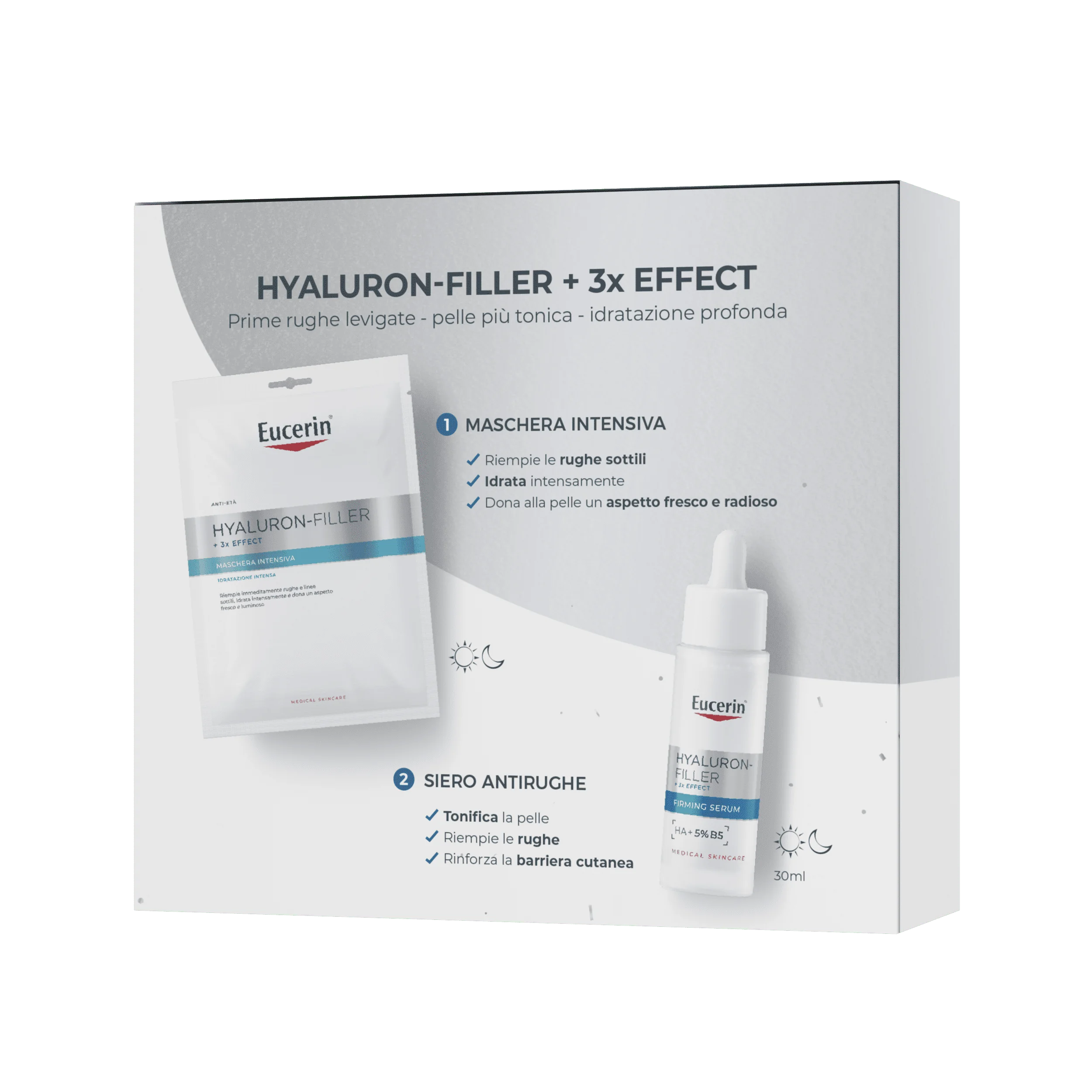 Eucerin Anti Age Xmas Pack 2025 Maschera Viso Intensiva + Siero Antirughe