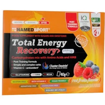 Total Energy Recovery Red 40 g Supporta l'Intensa Attività Fisica