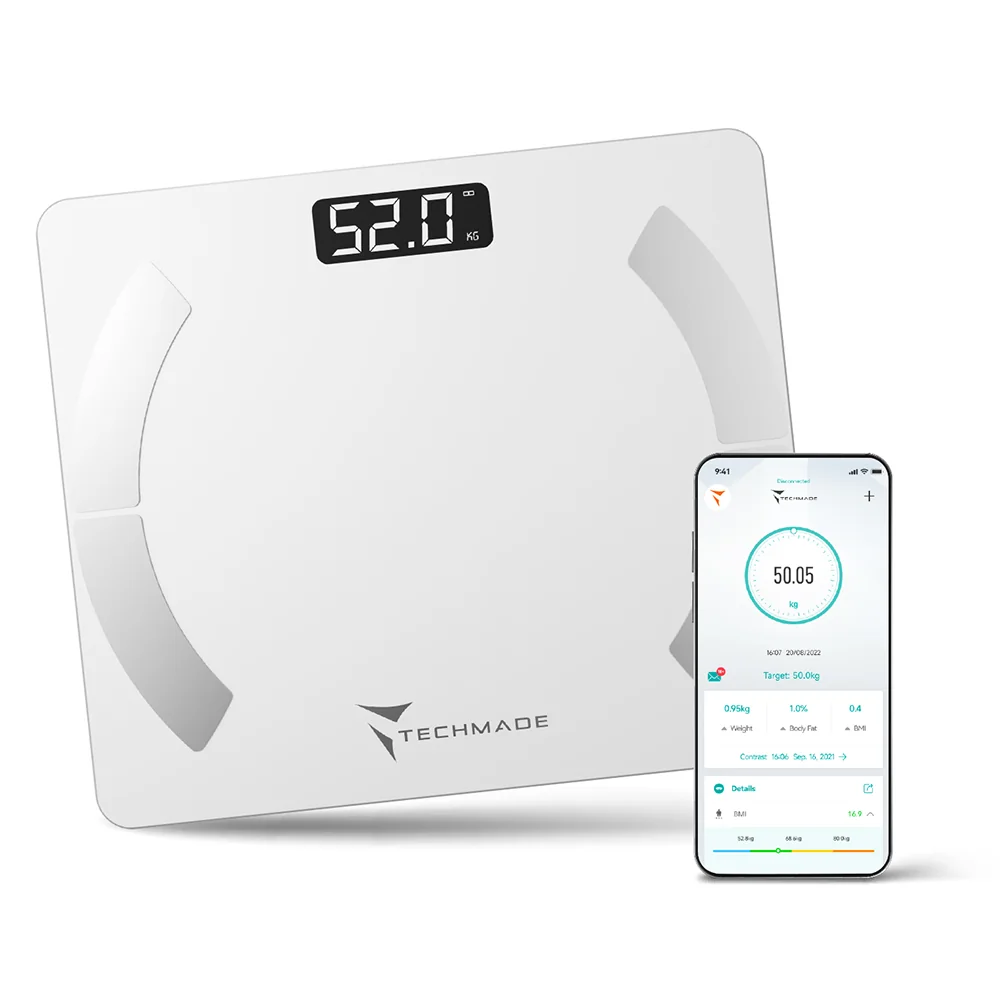 Techmade Bilancia Smart White Controllo Peso