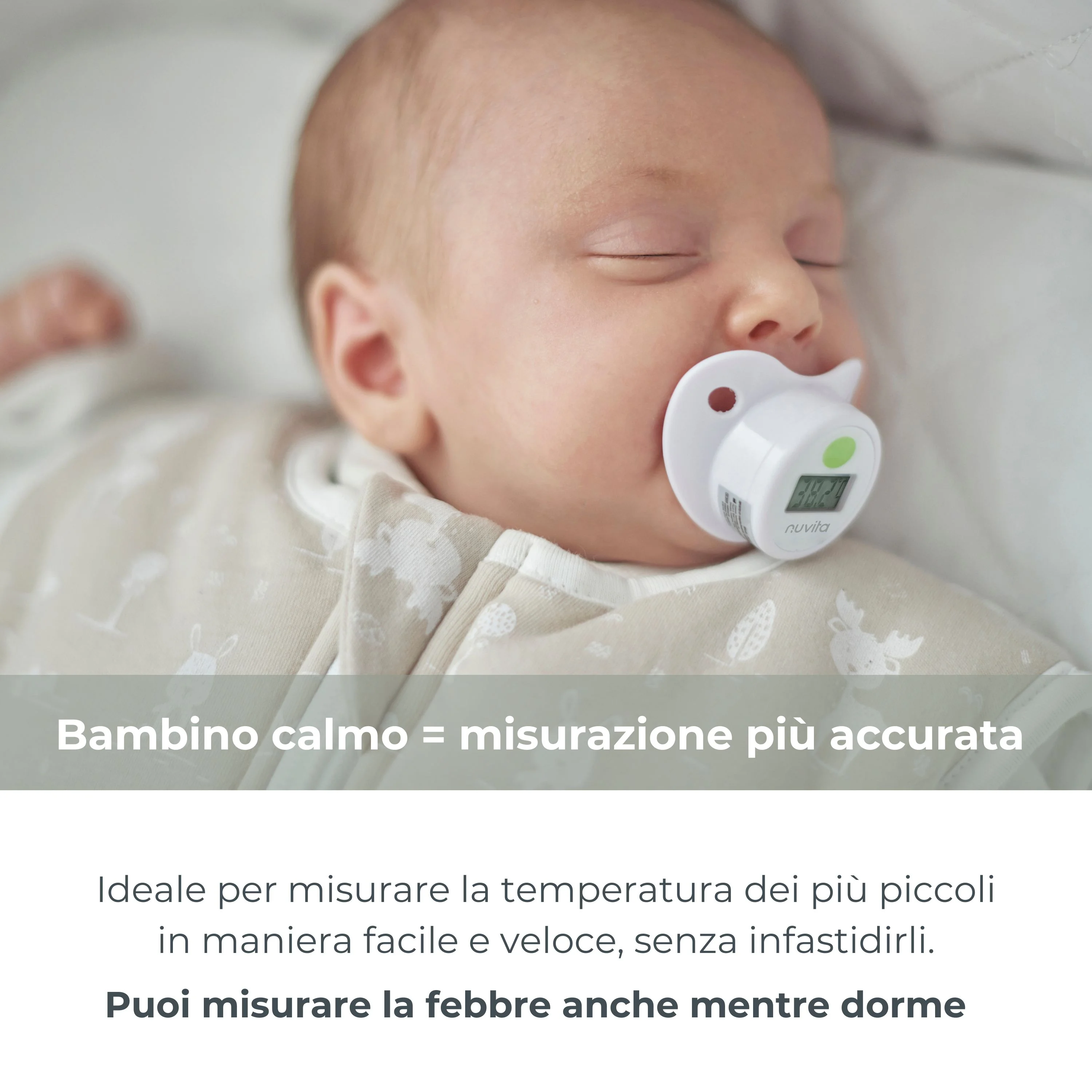 Nuvita Termometro Succhietto Termometro per Neonati