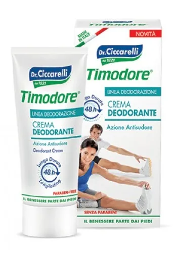 Timodore Crema Deodorante Piedi 48H Antisudore 50 ml